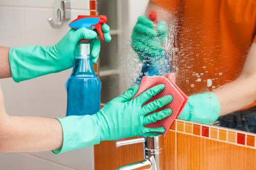Detailed move in cleaning for an E11 house with dust removal and floor care