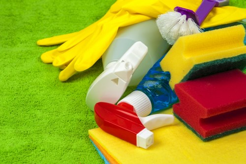 Deep cleaning of office carpets in an East London commercial property