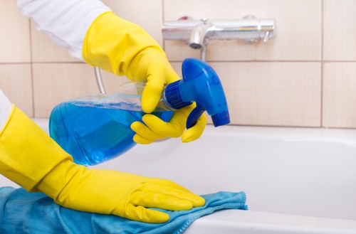 Deep cleaning tasks for a kitchen and bathroom in E11