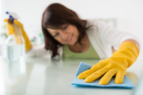 Detailed hard floor cleaning work in an East London property